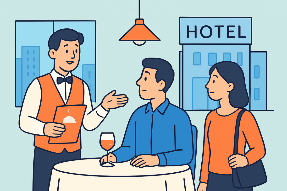 Hotelliravintola vieraille ja ulkopuolisille