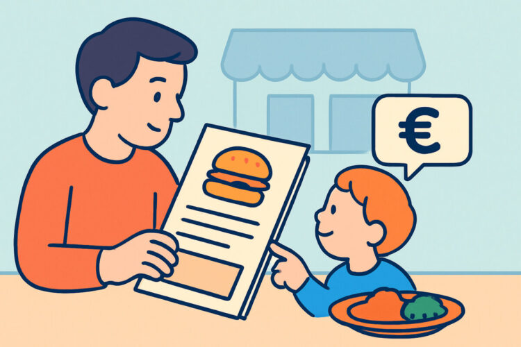 Lastenannokset ja hinnoittelu ruokalistalla