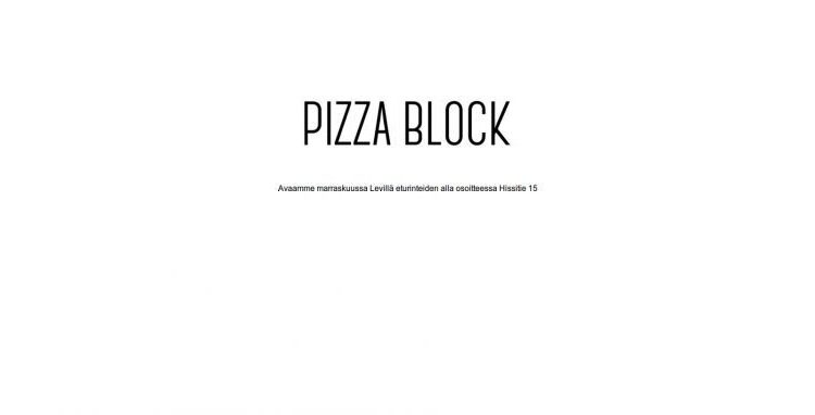Pizza Block